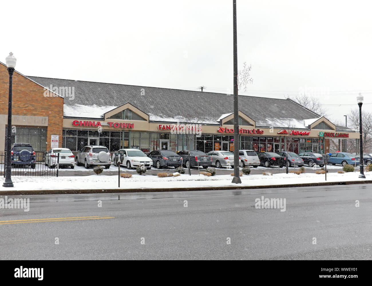 Cleveland ohio now defunct shopping center hires stock photography and