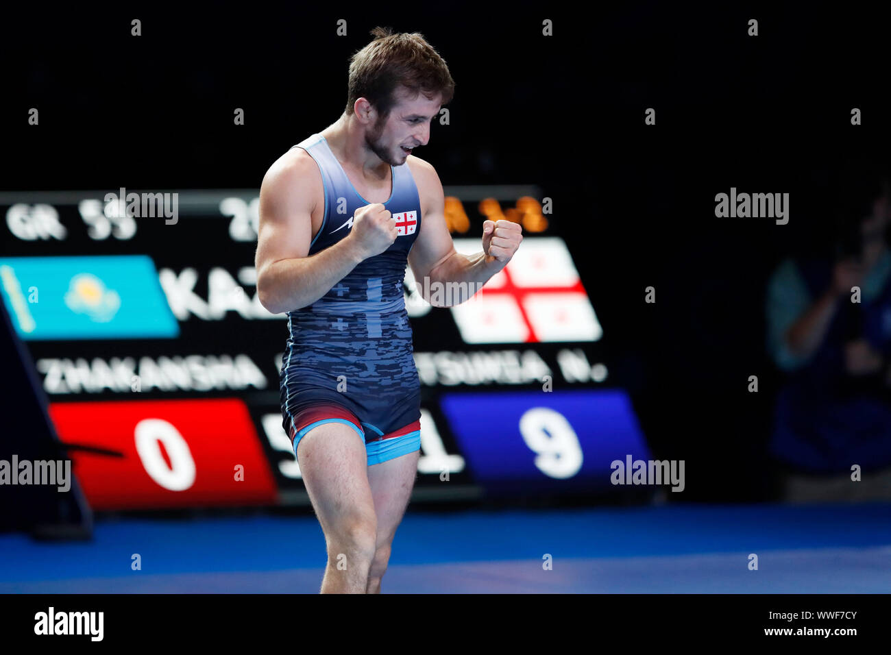 Nursultan, Kazakhstan. 15th Sep, 2019. Nugzari Tsurtsumia (GEO