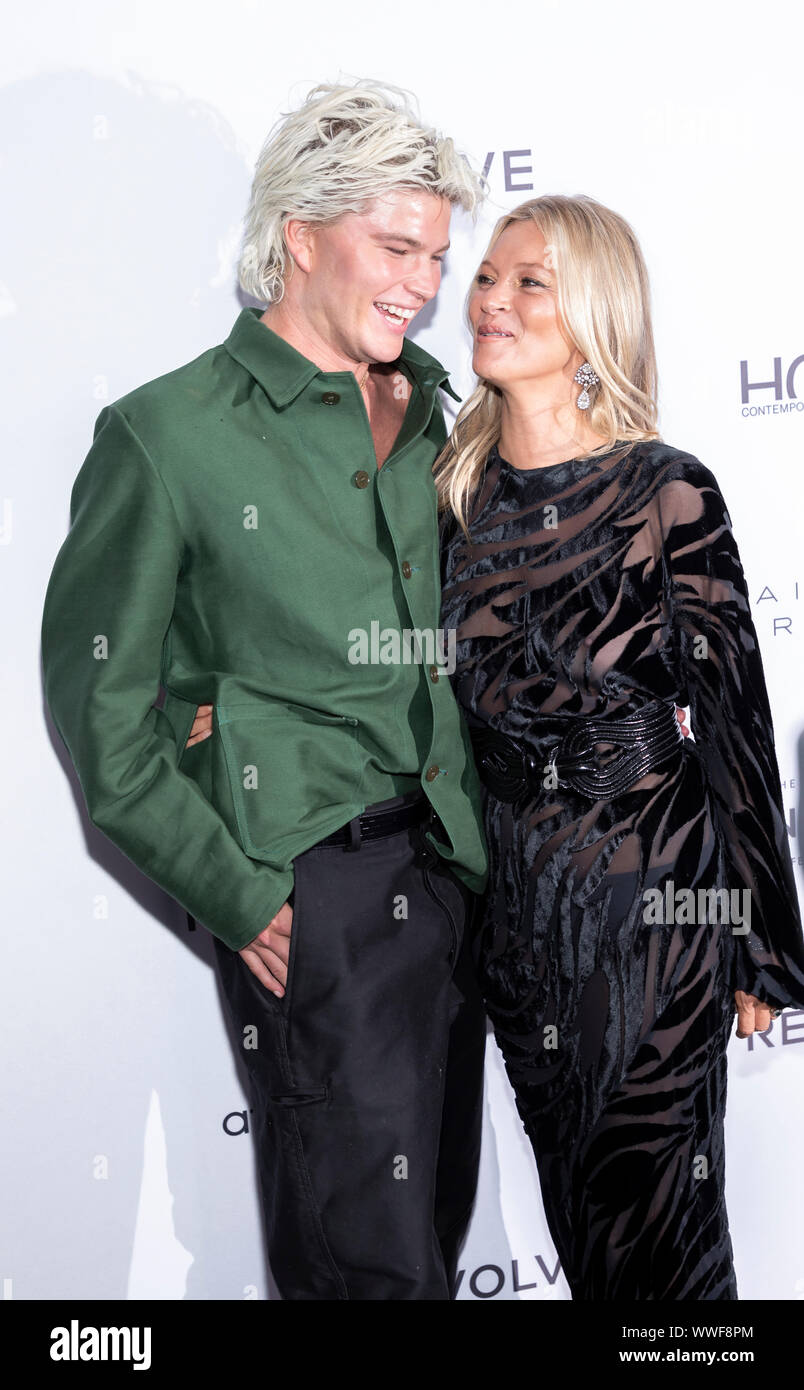 New York, NY, USA - September 5, 2019: Jordan Barrett and Kate Moss attend  The Daily Front Row's 7th Fashion Media Awards at The Rainbow Room at Rocke  Stock Photo - Alamy