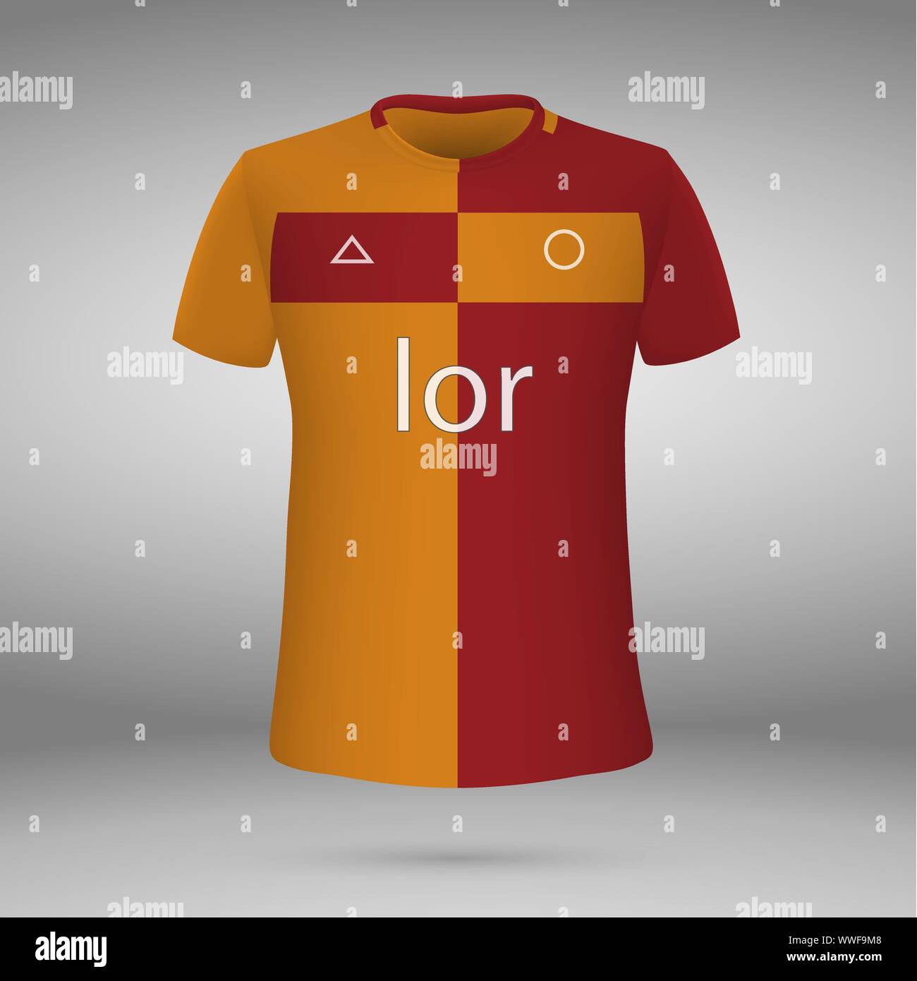 football kit Galatasaray, t-shirt. soccer jersey. Vector illustration Stock  Vector Image & Art - Alamy