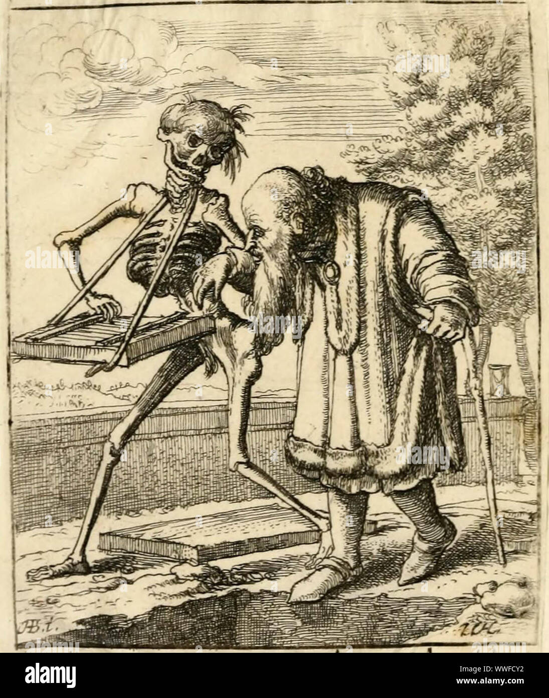 "The dance of death" (1820 Stock Photo Alamy