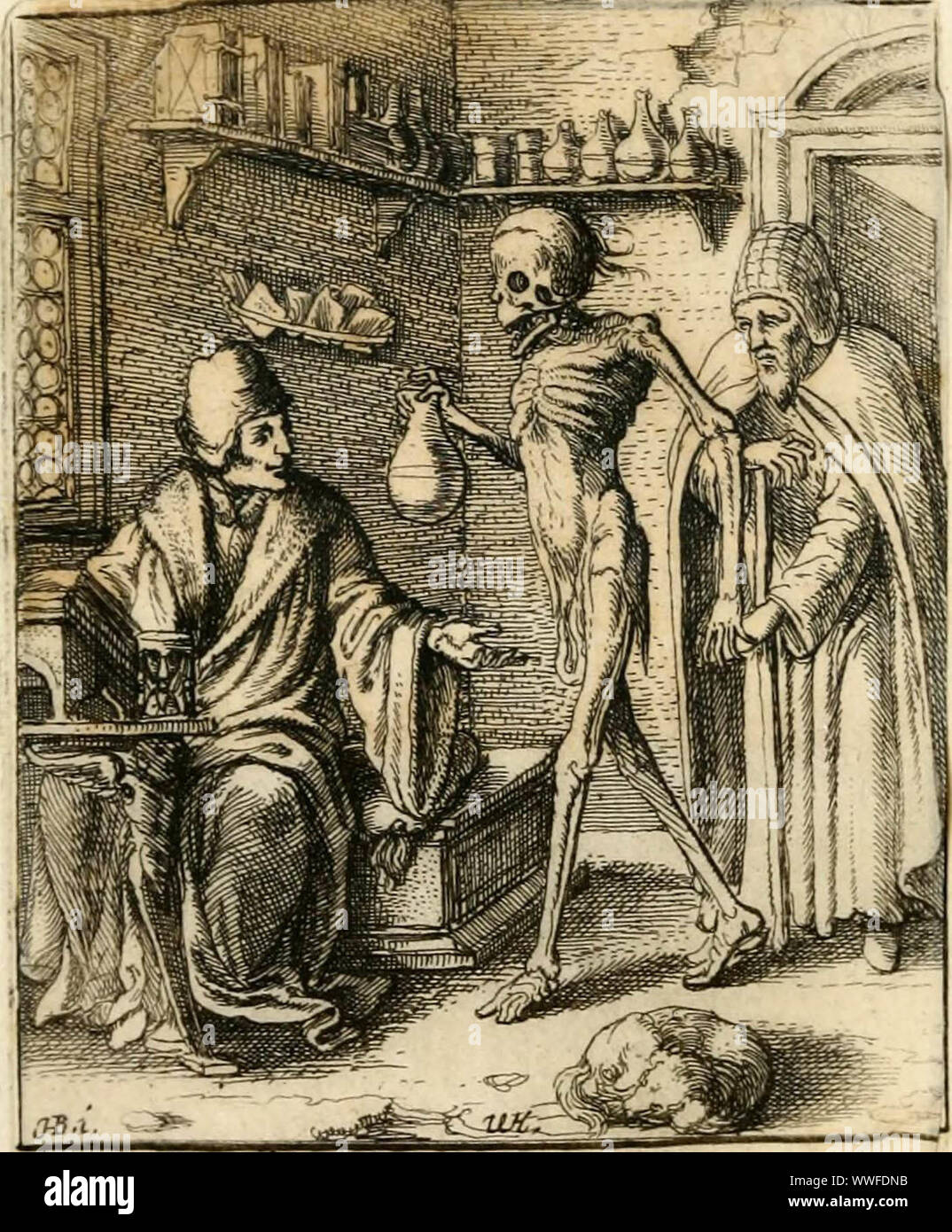 "The dance of death" (1820 Stock Photo Alamy