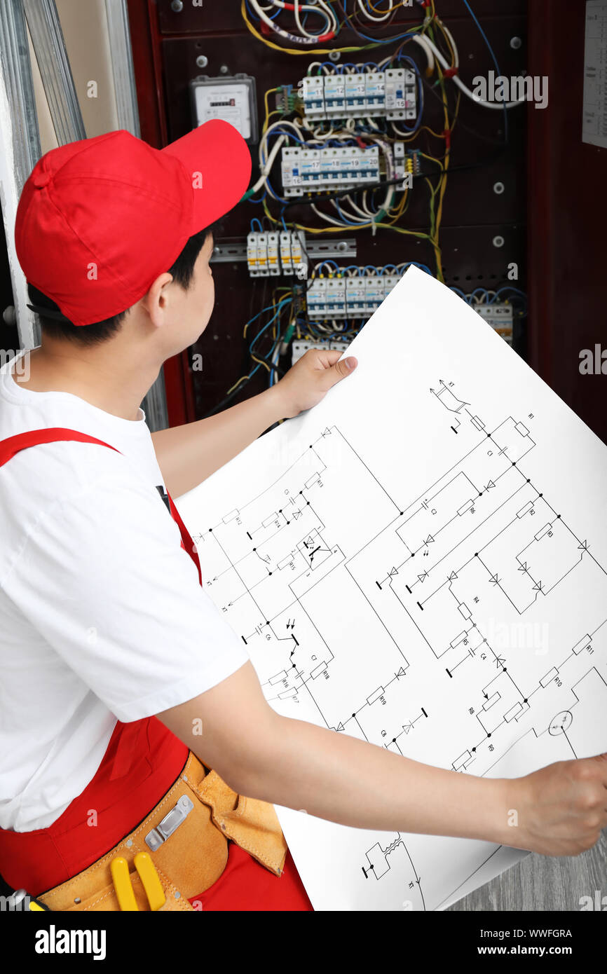 Wiring diagram hi-res stock photography and images - Alamy
