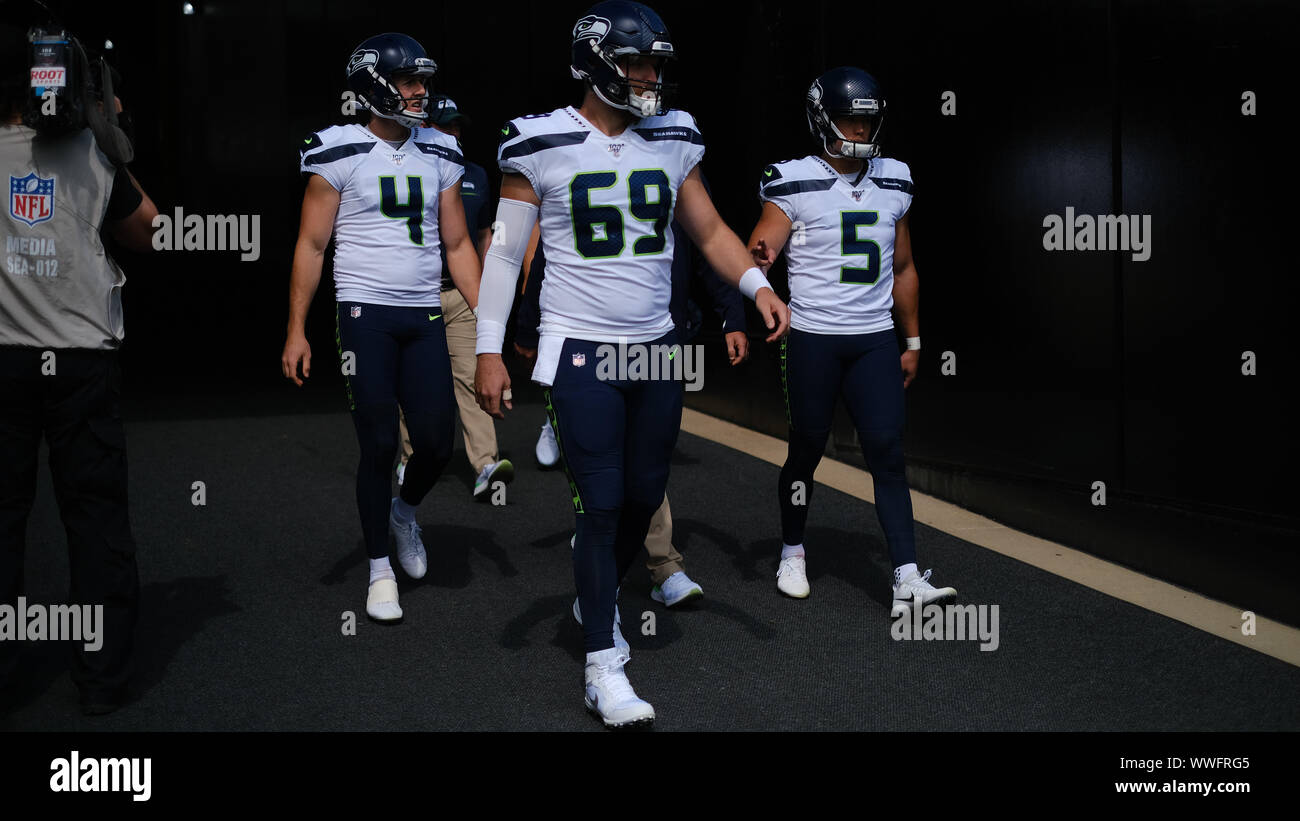 Seattle Seahawks kicker Jason Myers (5) plays against the Pittsburgh  Steelers in an NFL football game, Sunday, Oct.17, 2021, in Pittsburgh. (AP  Photo/Don Wright Stock Photo - Alamy