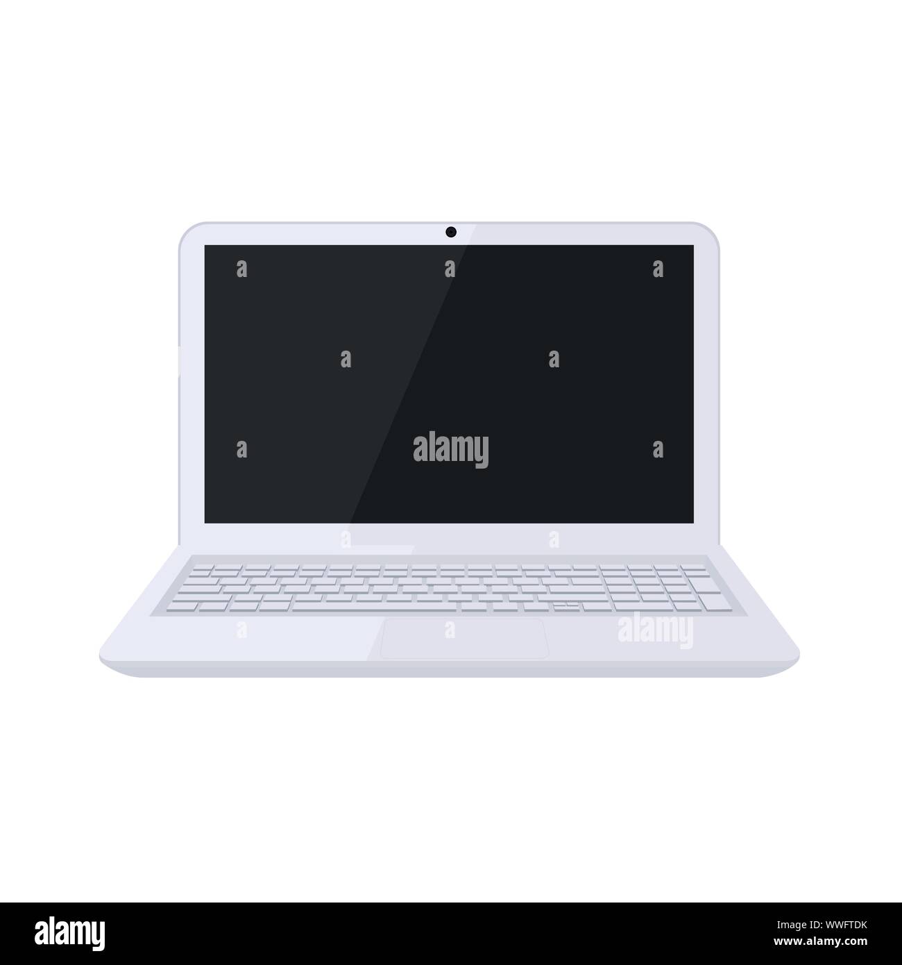 Modern laptop design in black and white color Stock Vector Image & Art