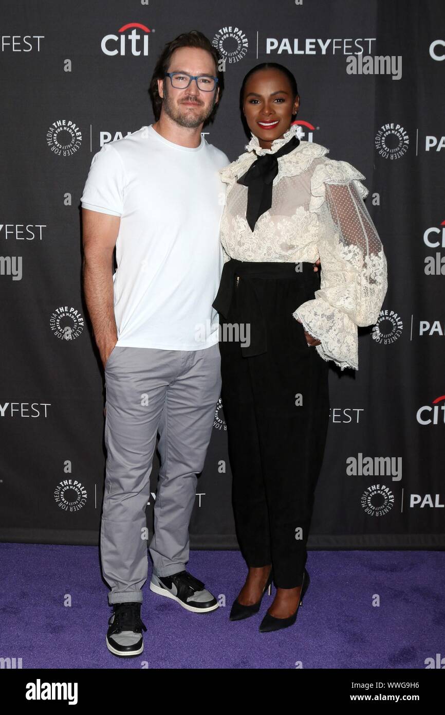 Beverly Hills, CA. 14th Sep, 2019. MarkPaul Gosselaar, Tika Sumpter at