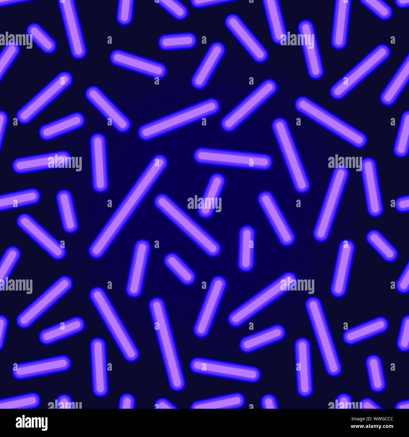 Neon lines seamless pattern. Vector violet lines Stock Vector