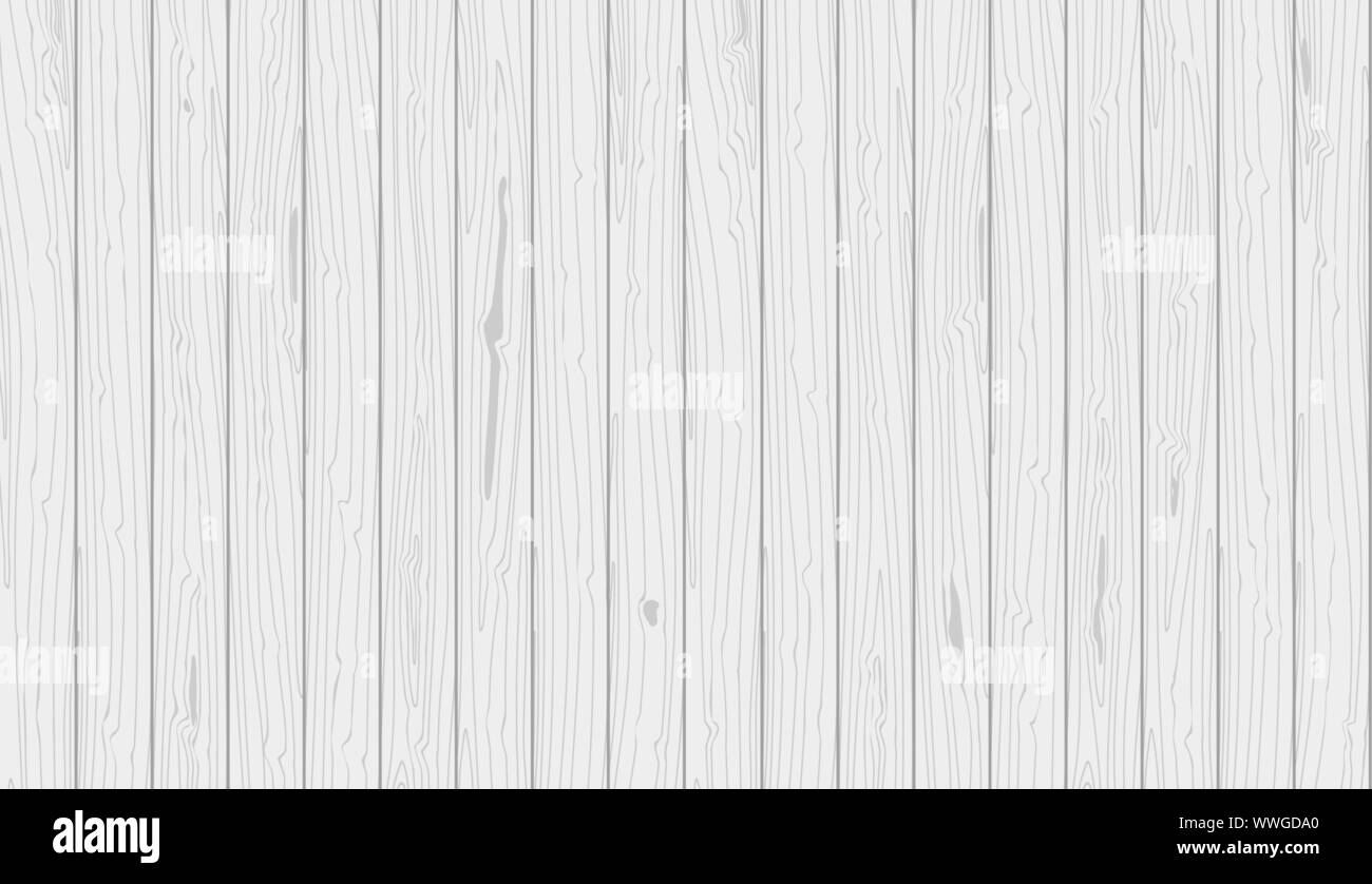 Gray wooden planks background. Vector natural textured backdrop for flat lay Stock Vector