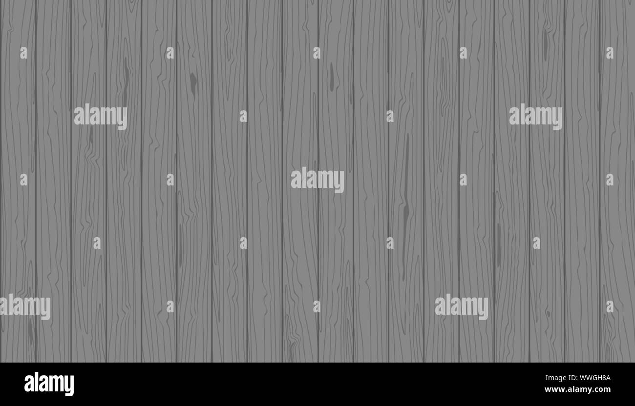 Gray wooden vertical planks. Vector textured background Stock Vector