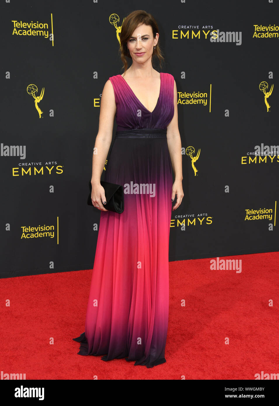 September 15, 2019, Los Angeles, California, USA: Maggie Siff at 2019 Creative Arts Emmys Awards - Arrivals held at Microsoft Theater L.A. Live. (Credit Image: © Birdie Thompson/AdMedia via ZUMA Wire) Stock Photo