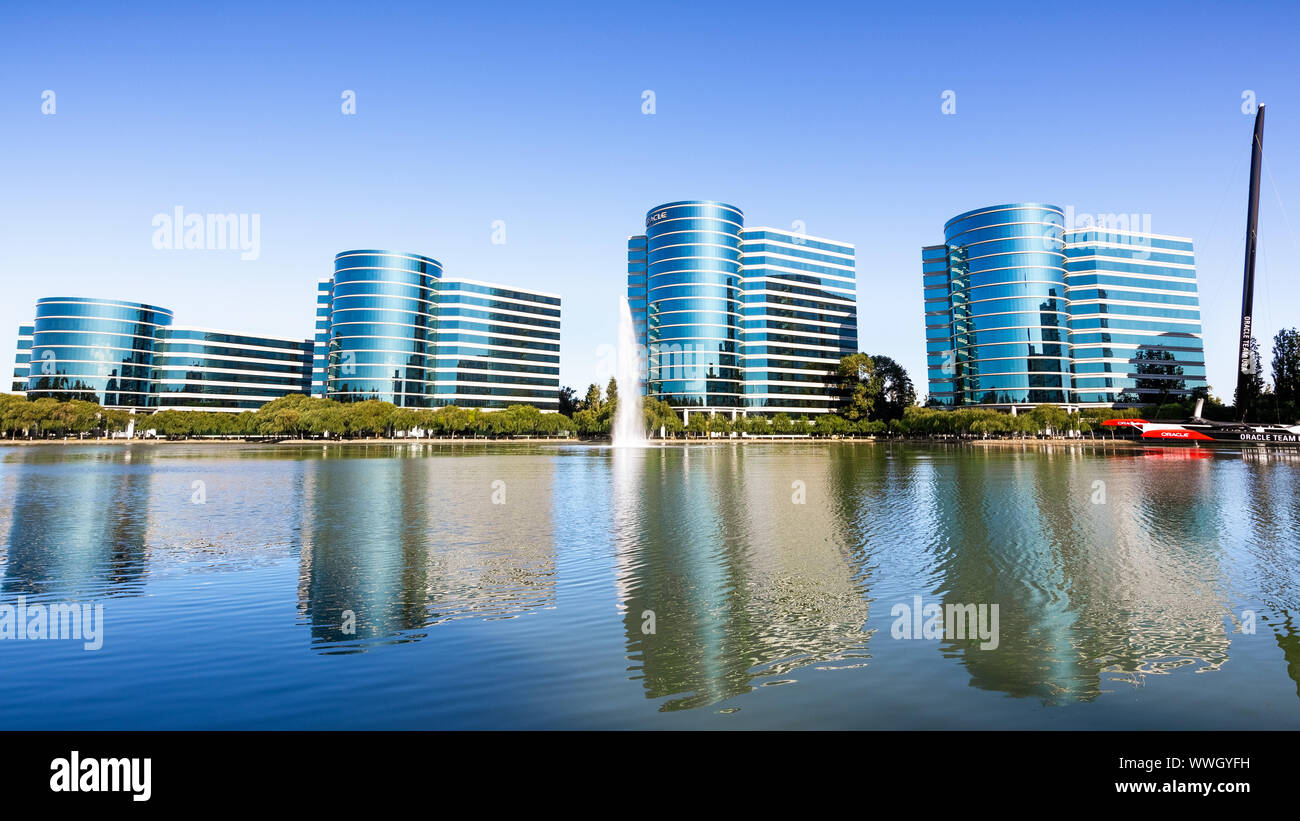 Sep 9, 2019 Redwood City / CA / USA - Oracle corporate headquarters in  Silicon Valley; Oracle Corporation is a multinational computer technology  comp Stock Photo - Alamy