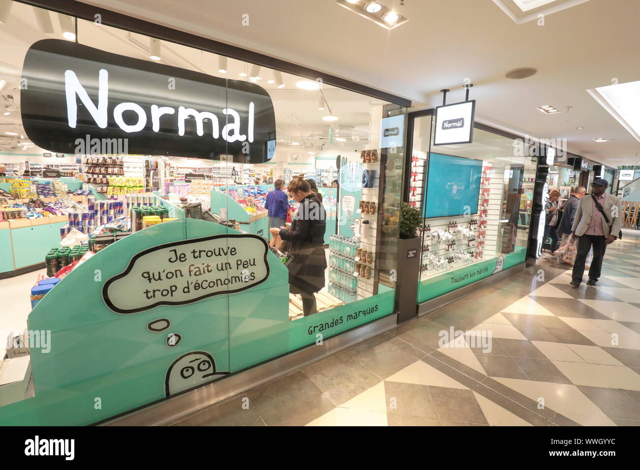 store NORMAL in PARIS Stock Photo - Alamy