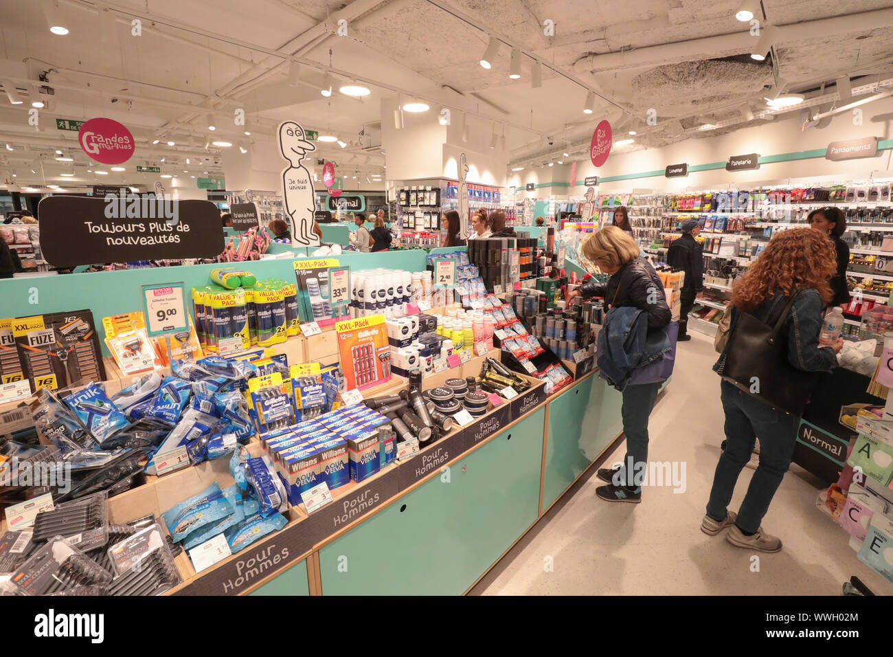 store NORMAL in PARIS Stock Photo