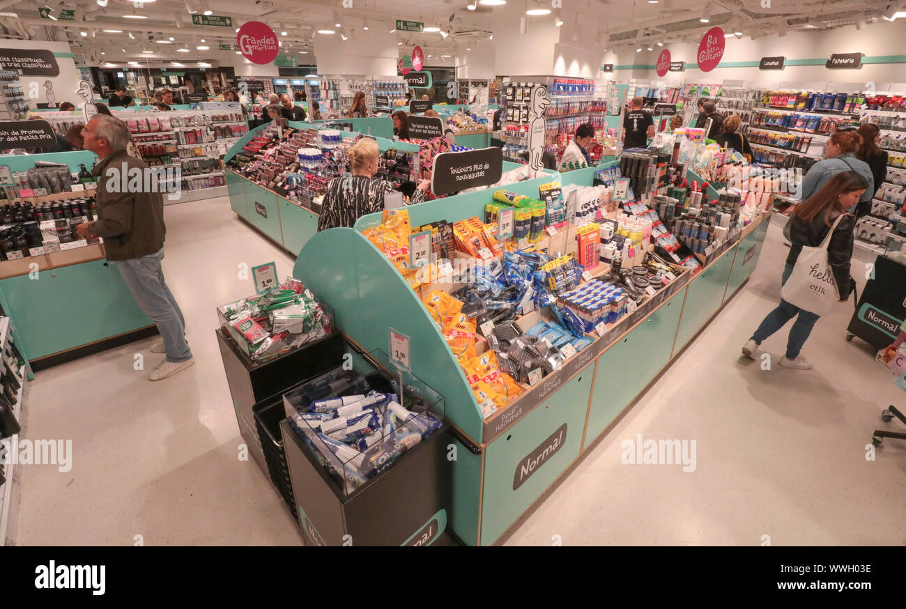 store NORMAL in PARIS Stock Photo