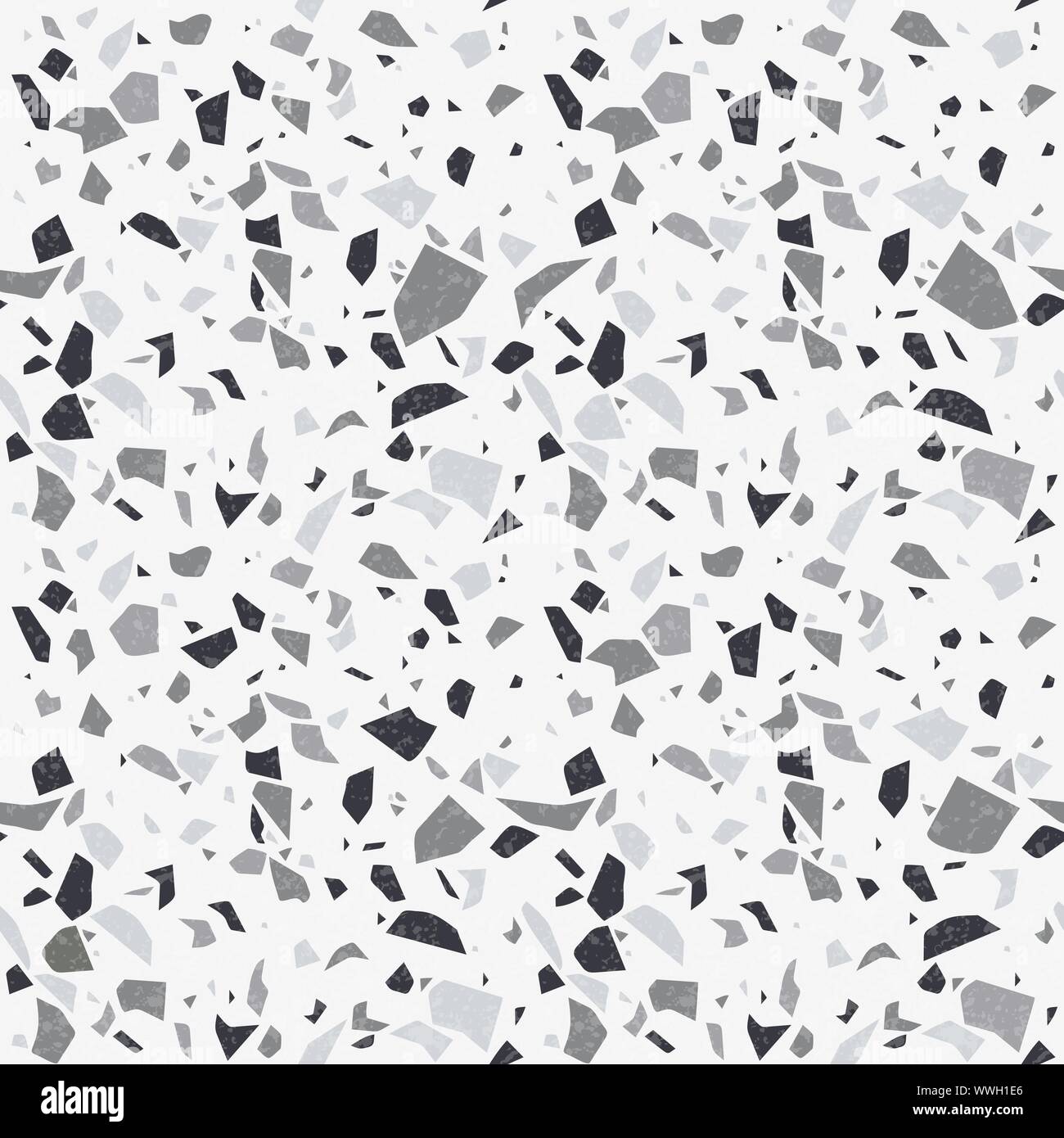 Terrazzo Flooring Texture Seamless Stone Pattern Stock Vector Image Art Alamy