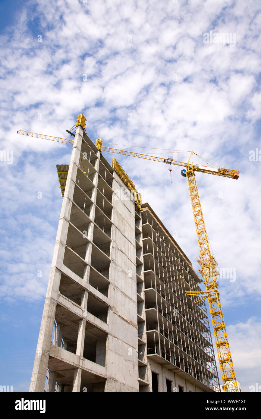 building concept, focus point on center of photo Stock Photo - Alamy