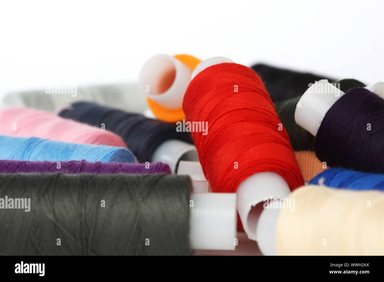 thread isolated on white background Stock Photo - Alamy