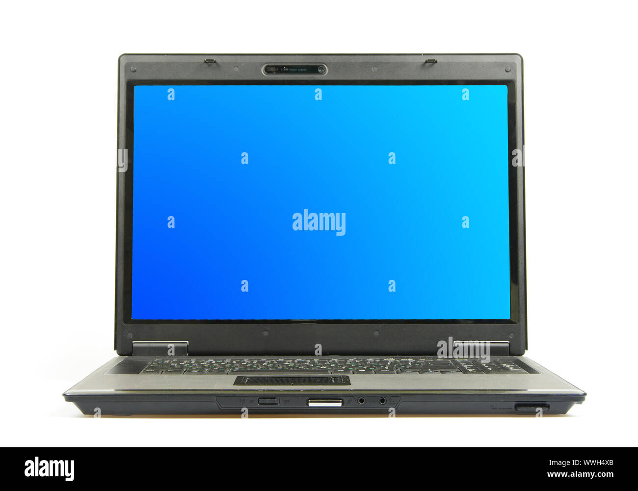 professional laptop isolated on white background Stock Photo - Alamy