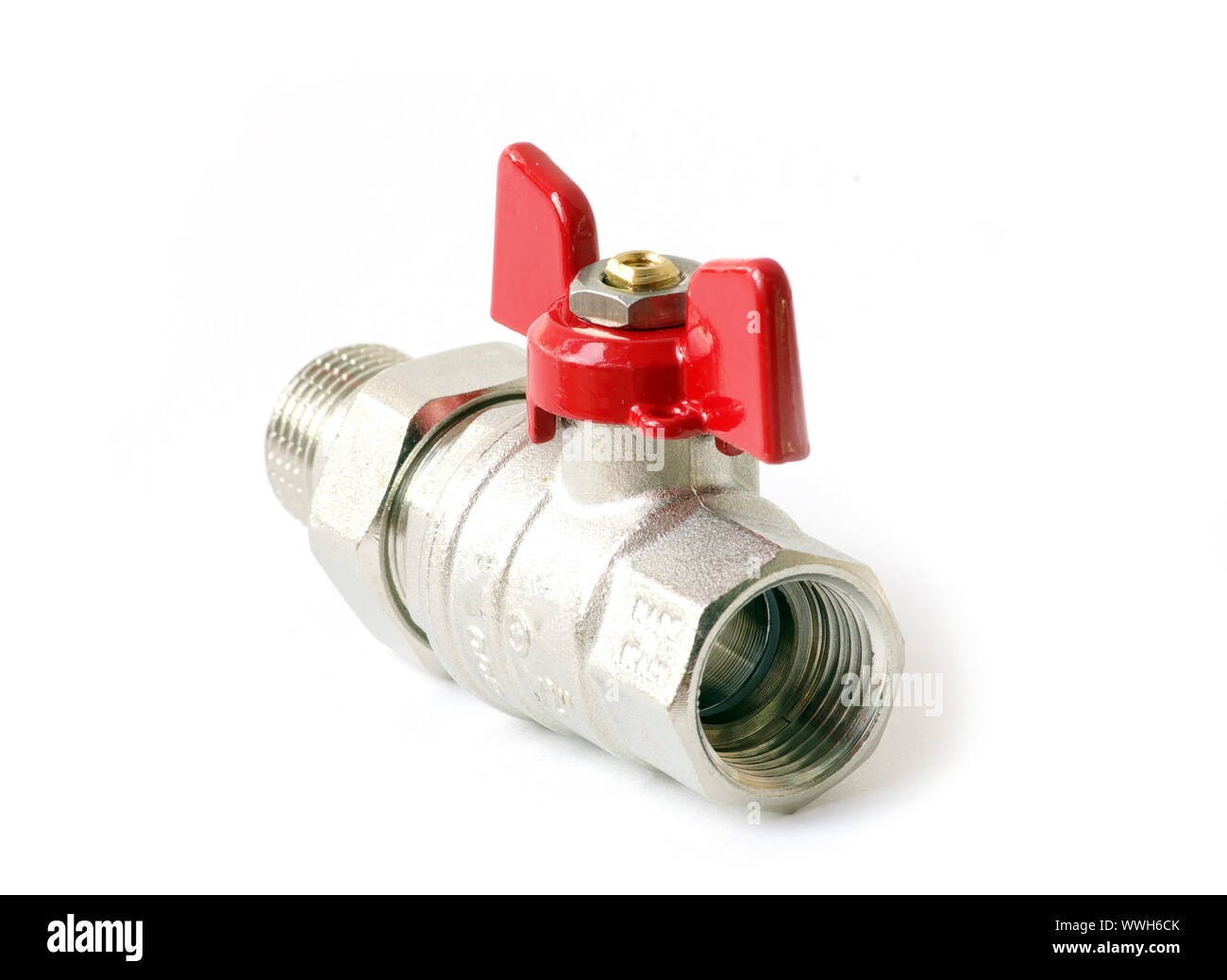 faucet on the white backgrounds Stock Photo - Alamy