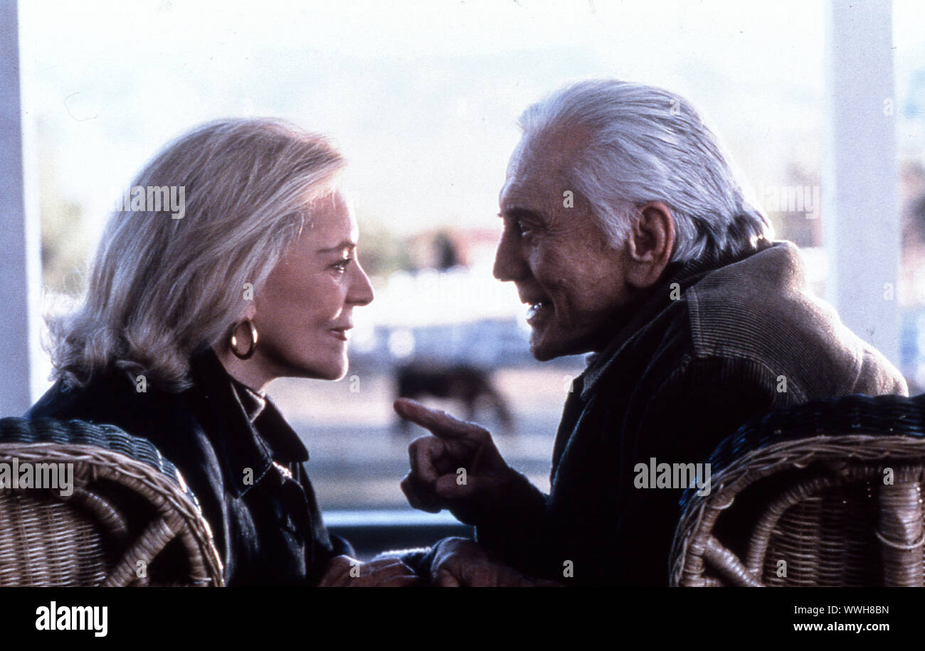 kirk douglas, lauren bacall, diamonds, 1999 Stock Photo - Alamy