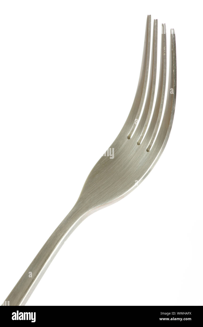 Dinner Fork isolated on white Stock Photo Alamy