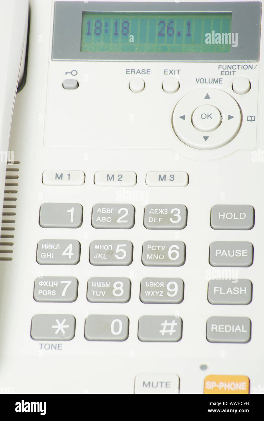 grey phone keypad close up Stock Photo - Alamy