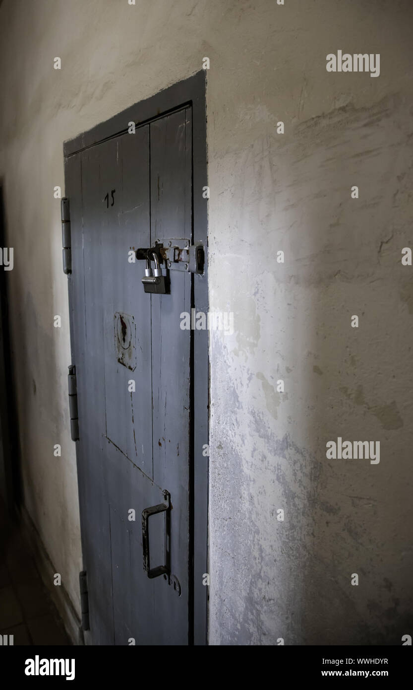 Old jail, detail of old war jail in Germany Stock Photo - Alamy