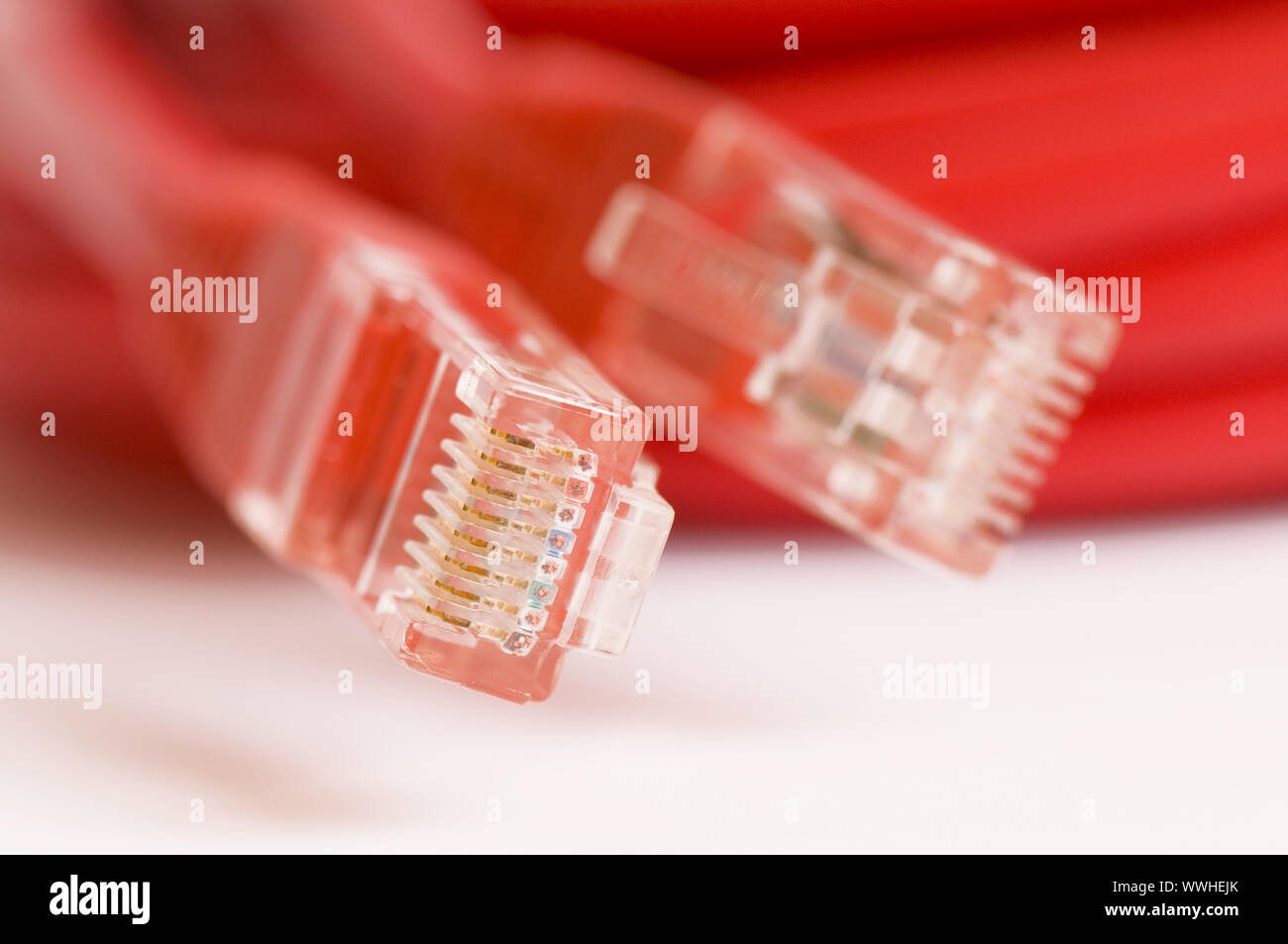 Red ethernet hi-res stock photography and images - Alamy