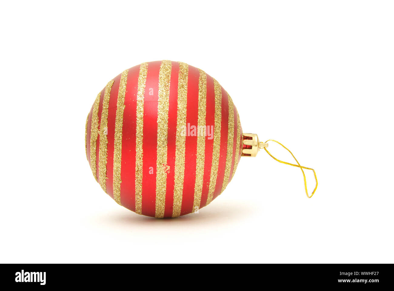 christmas ball isolated on a white background Stock Photo - Alamy