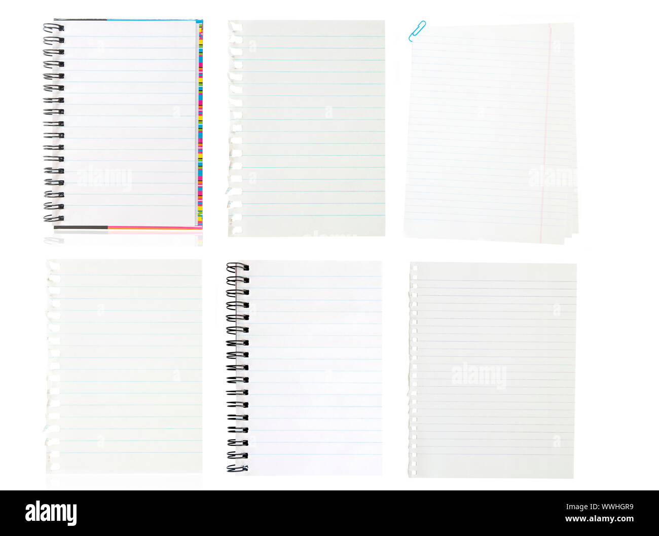 a-page-ripped-off-from-the-notebook-stock-photo-alamy