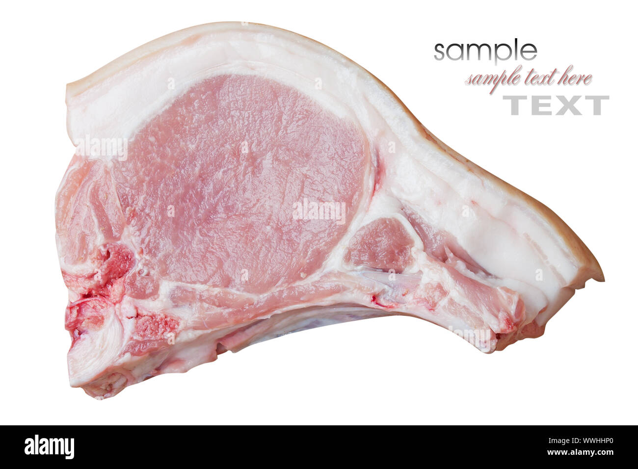 sirloin steak with a bone Stock Photo Alamy