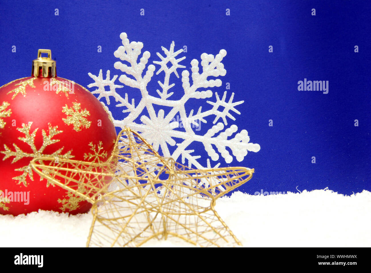 Christmas balls isolated on the white background Stock Photo - Alamy
