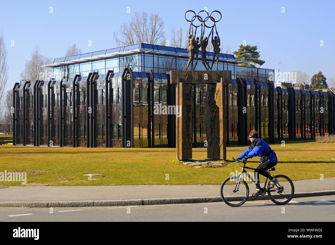 Seat of the International Olympic Committee (IOC) Stock Photo