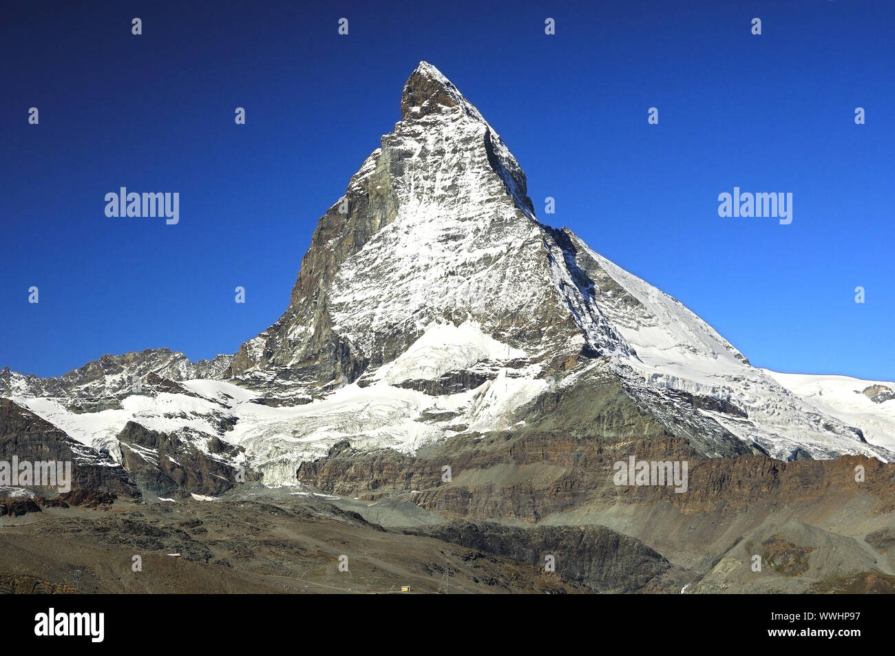 Matterhorn, Matterhorn, Zermatt, Schwe Stock Photo