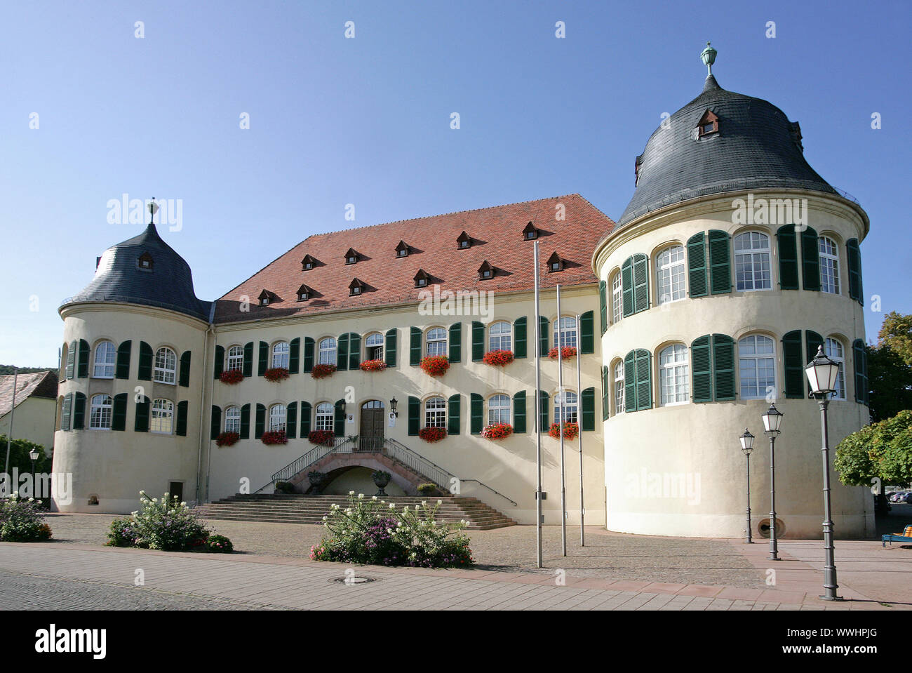 Castle in Bad Bergzabern Stock Photo