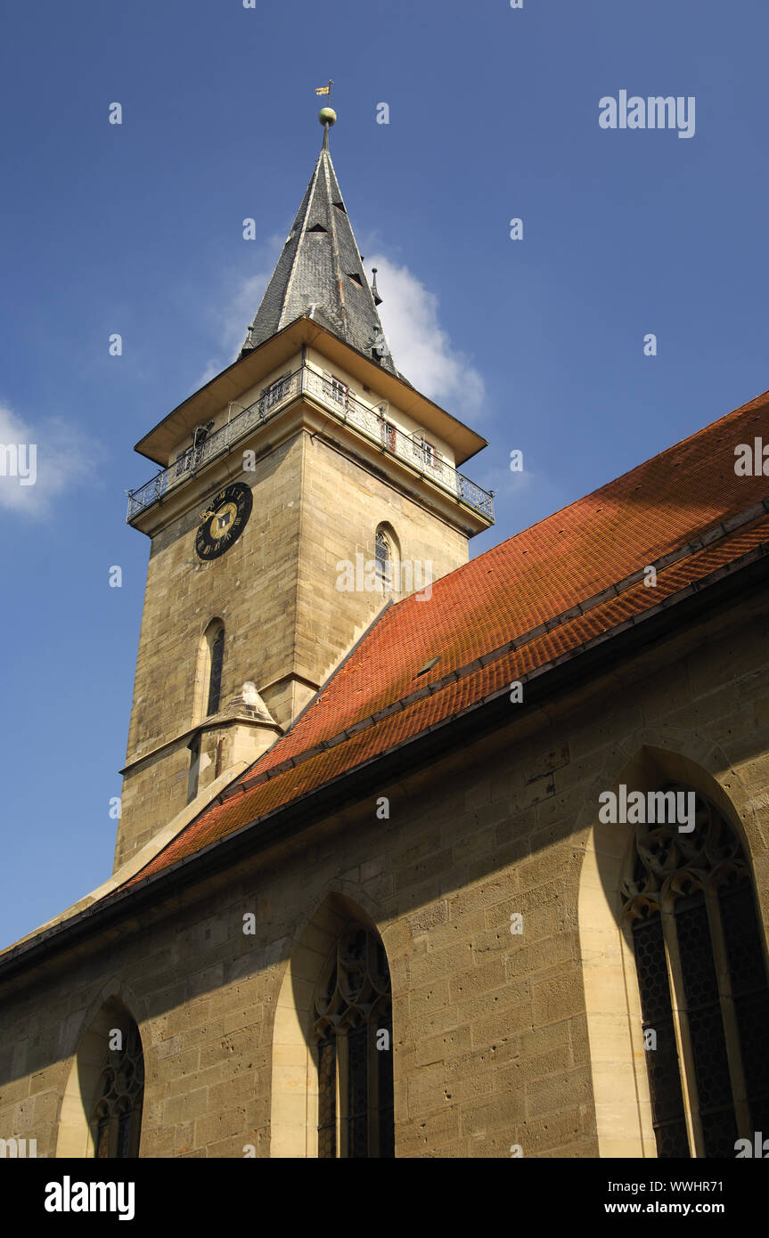 St. Peter and Paul Öhringen Collegiate Church Stock Photo