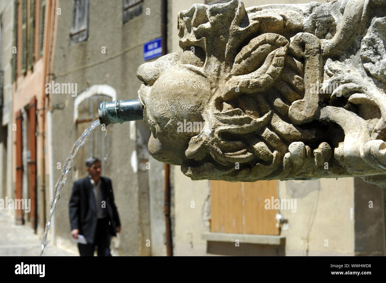 Gargoyle, Valensole, Provence, France Stock Photo