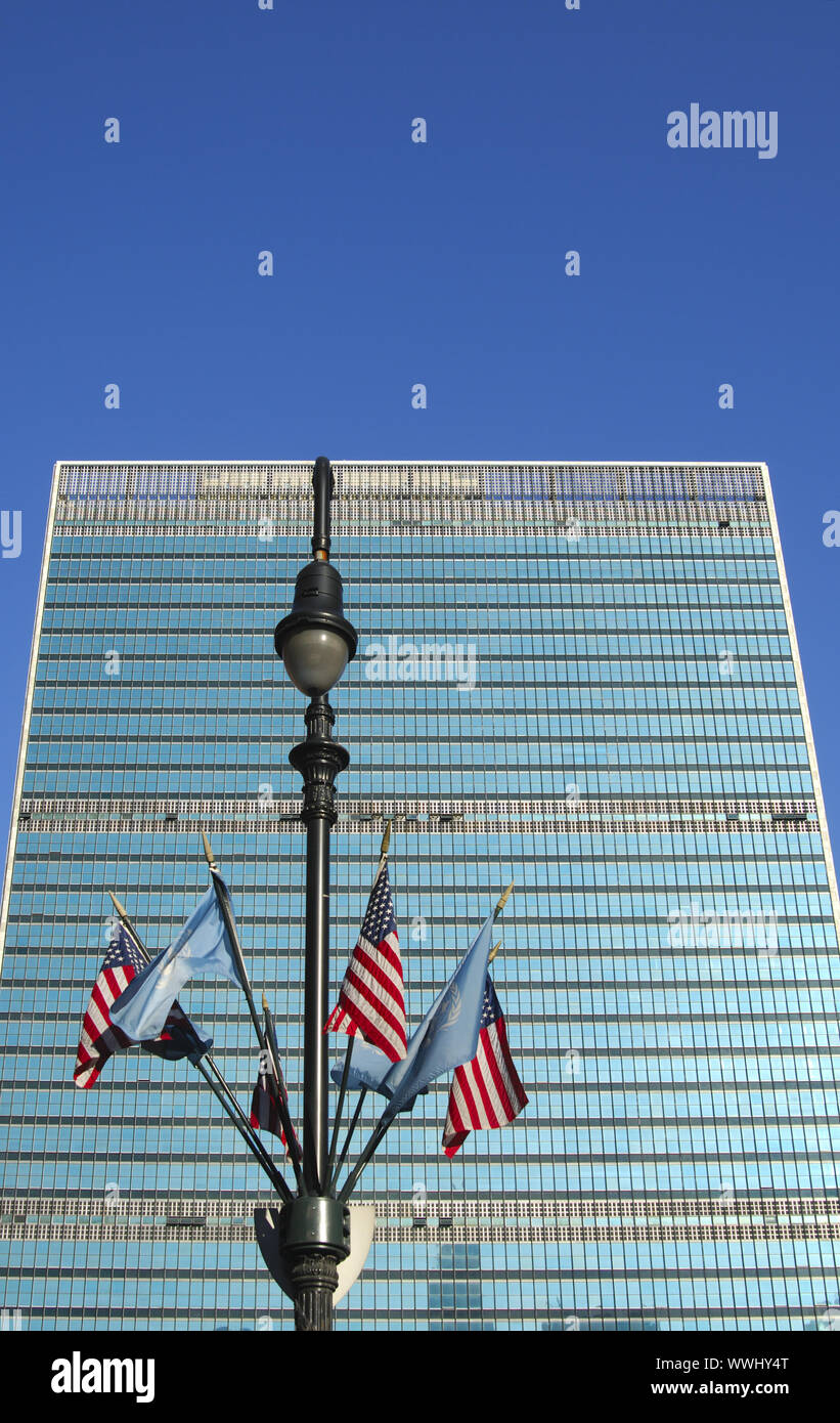 Glaspalast, UNO Headquarters, New York, USA Stock Photo