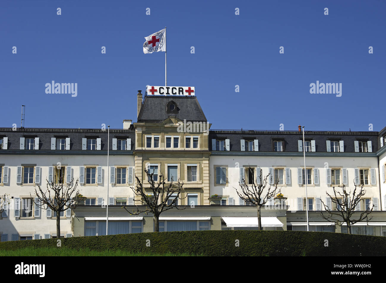 Headquarters of the International Committee of the Red Cross Stock Photo
