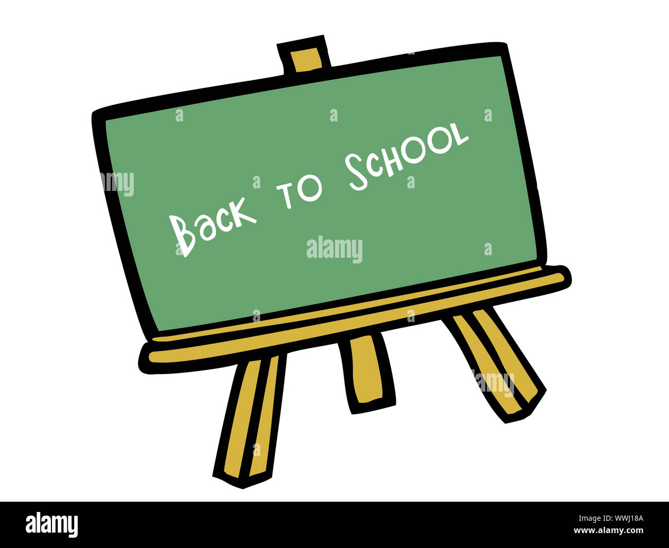vector based illustration of a green chalk board Stock Photo Alamy
