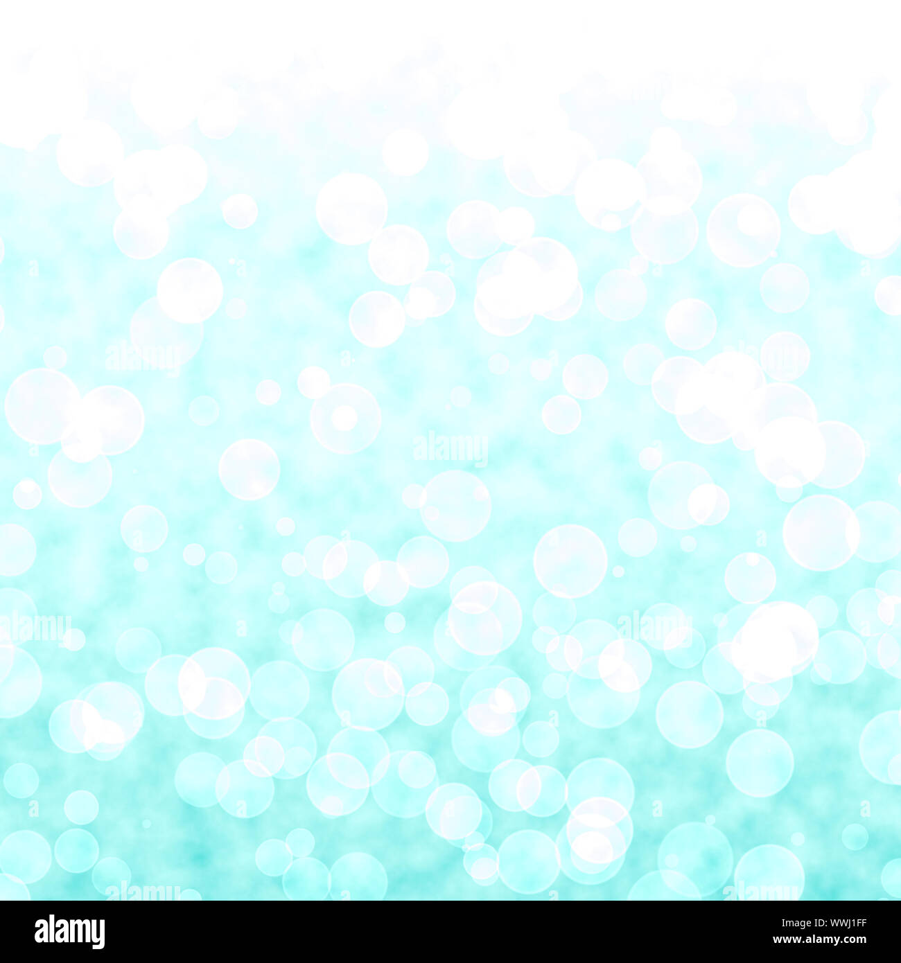 Bokeh Vibrant Blue Background With Blurry Light Stock Photo - Alamy