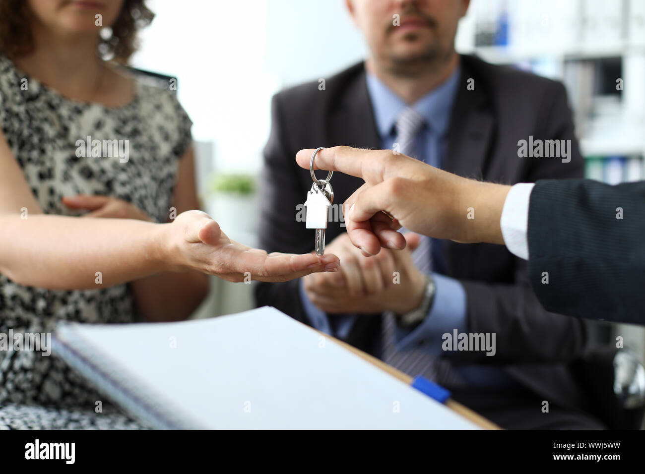 Good deal of property sale purchase Stock Photo Alamy