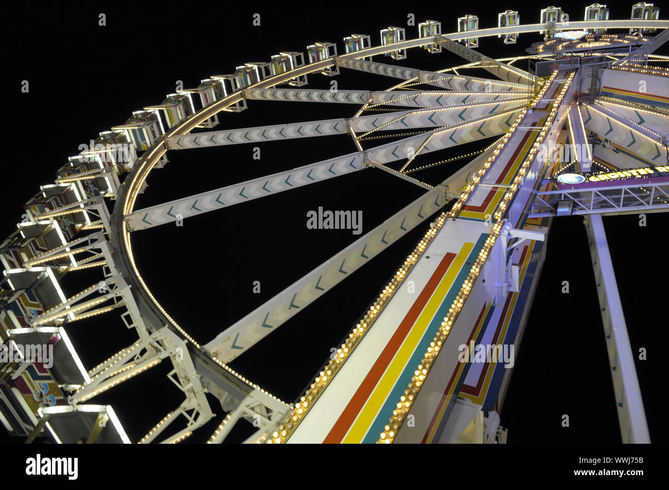 Ferris wheel at Kirmis Stock Photo