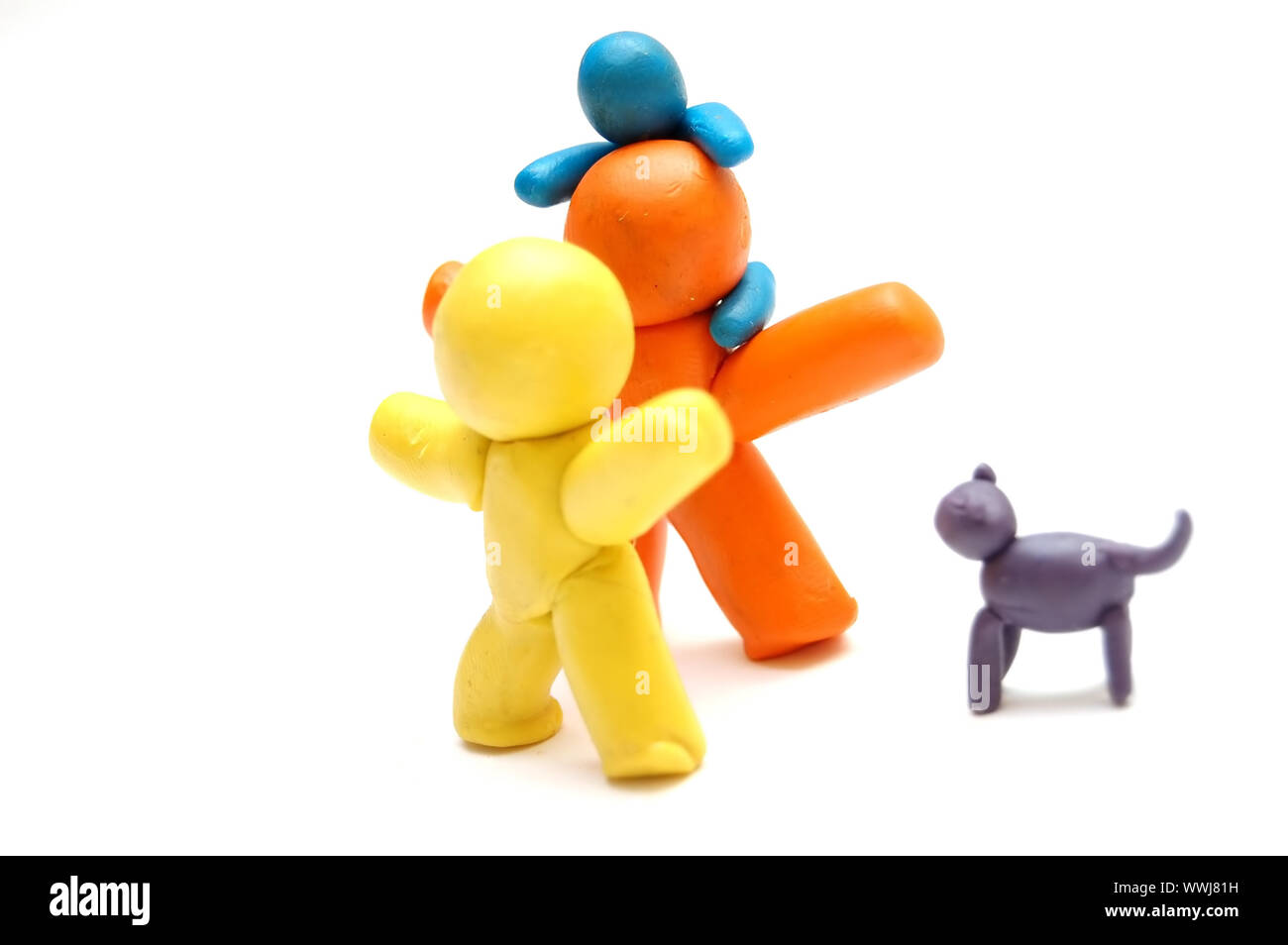plasticine cat