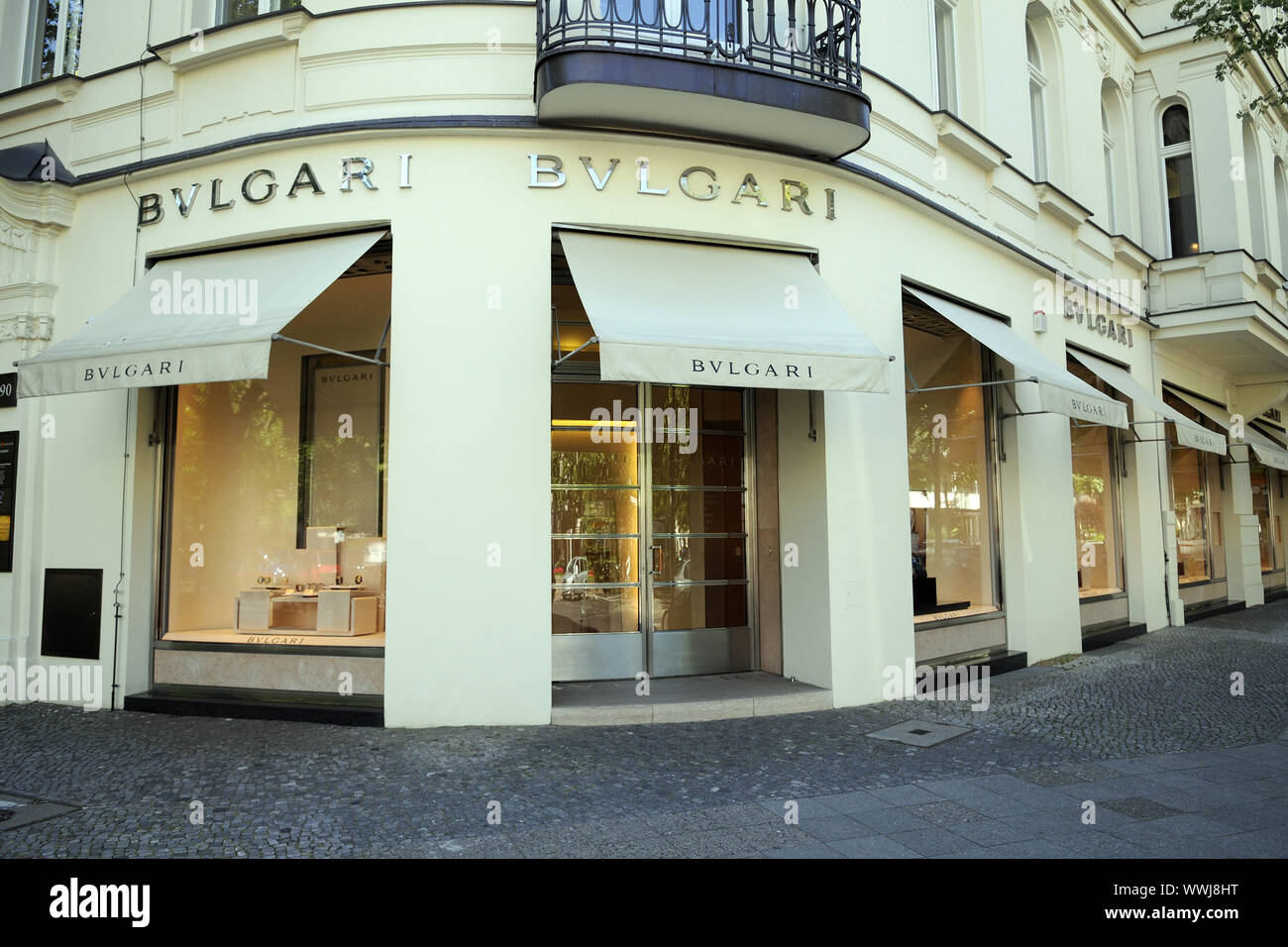 Bulgari Shop at Kudamm, Berlin Stock Photo - Alamy