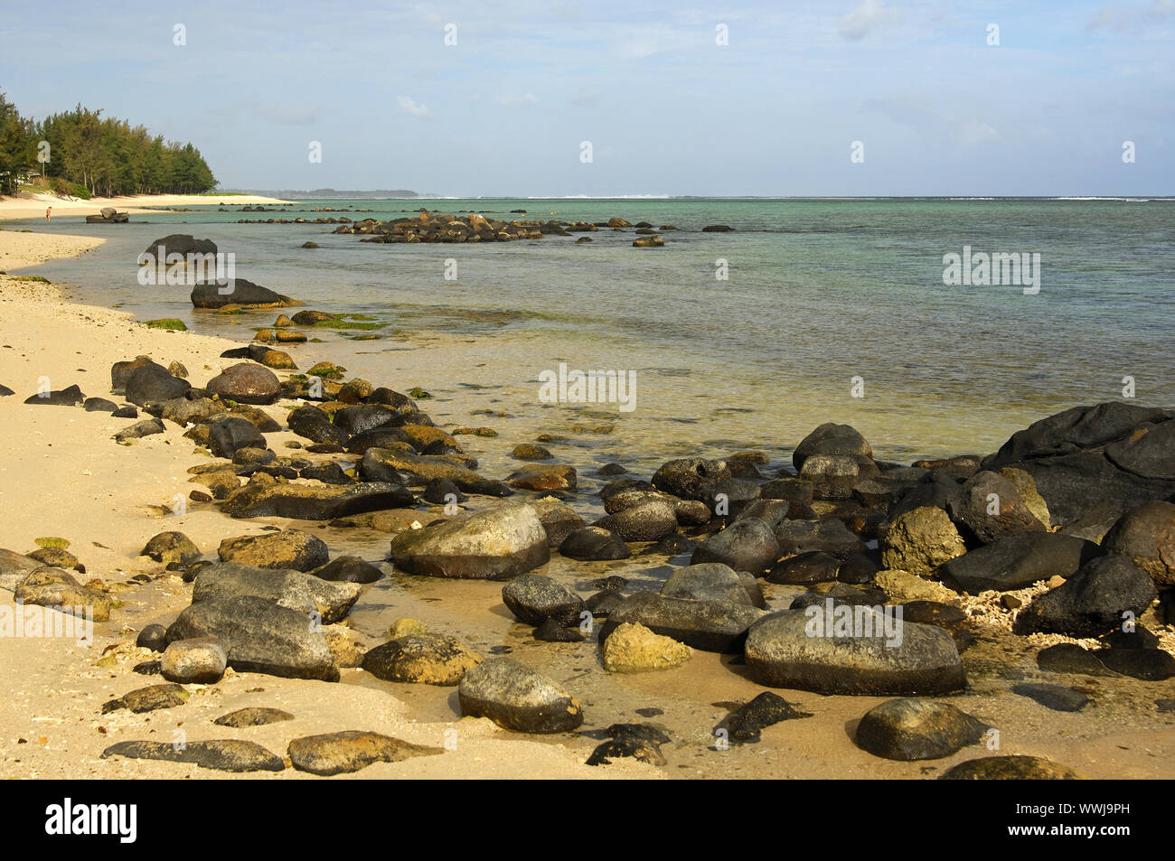 On the Indian Ocean, South Coast of Mauritius Stock Photo - Alamy
