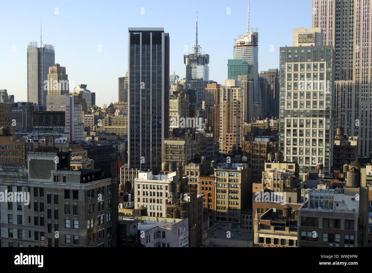 Urbanization, Manhattan, New York Stock Photo