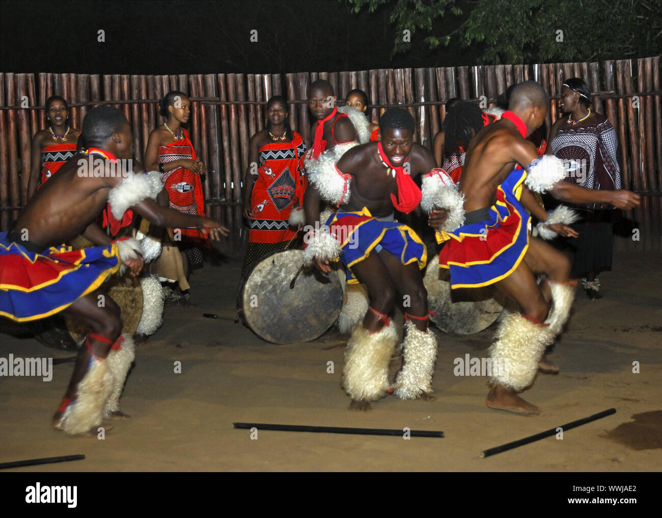 Male Dance Group, Swaziland Stock Photo Alamy