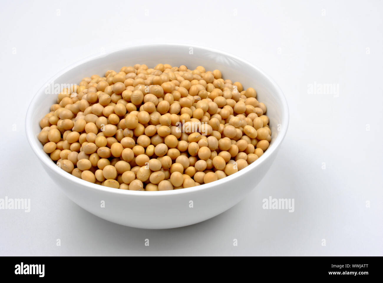 organic soya beans are a good alternative instead of meat Stock Photo