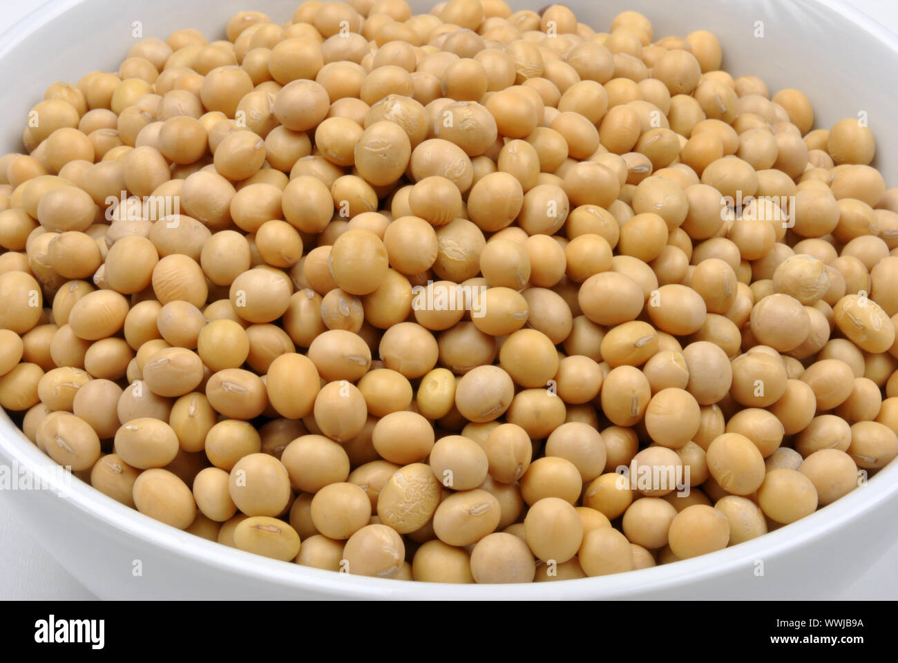 organic soya beans are a good alternative instead of meat Stock Photo